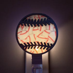 Baseball Night Light | Kids Sports Room Decor
