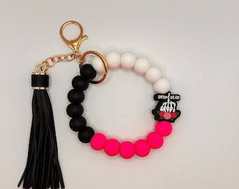 silicone bead wristlet