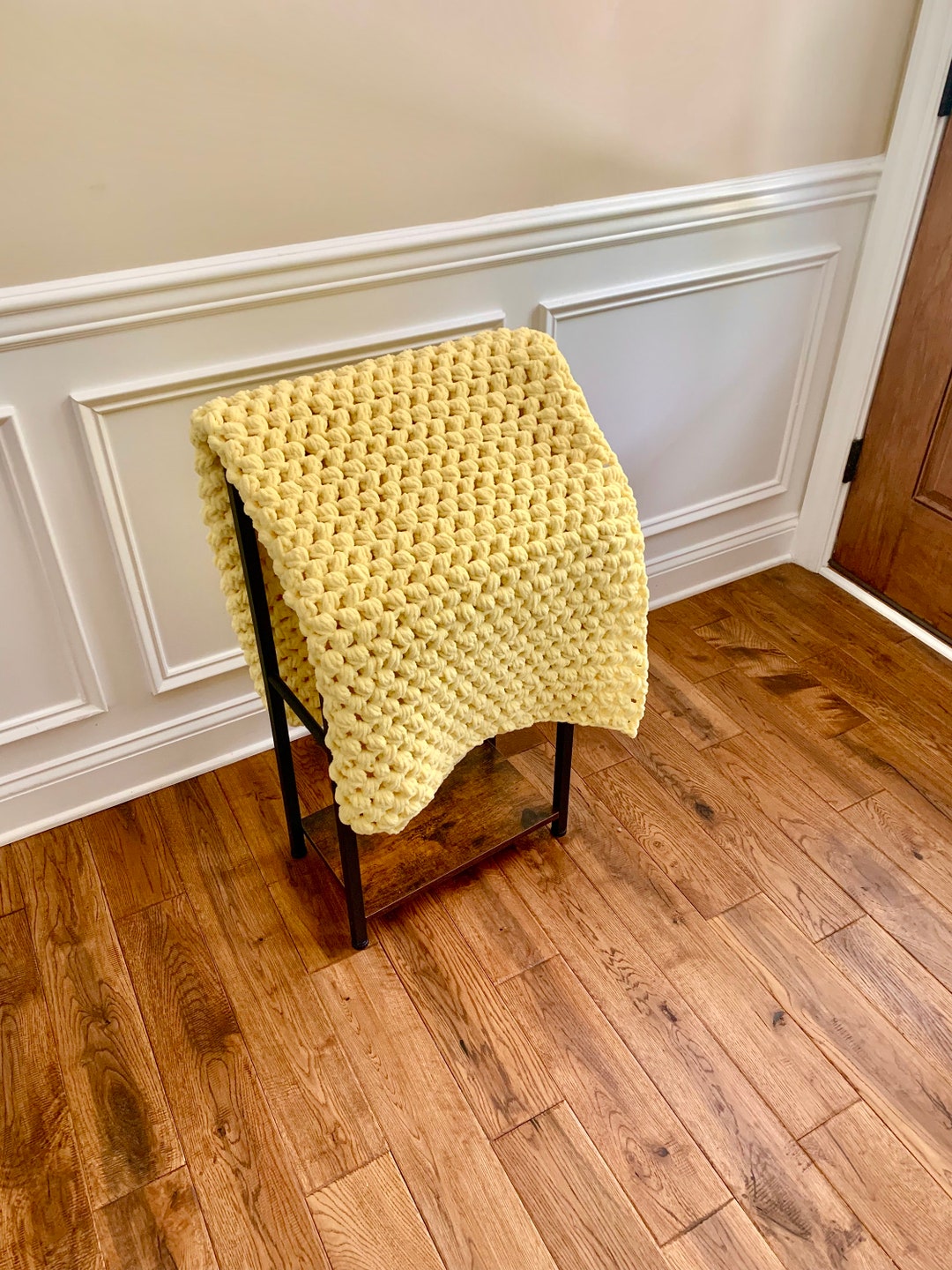 Yellow Puffy Baby Blanket Etsy
