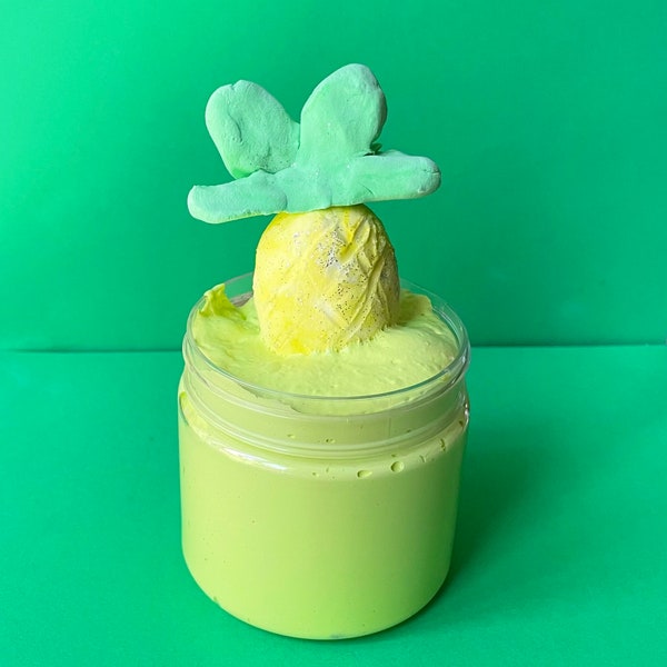 Fluffy Pineapple Butter Slime