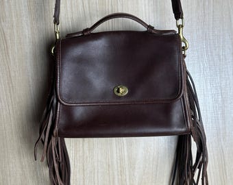 Coach Vintage Navy Blue Court Crossbody Bag 9870 - Etsy