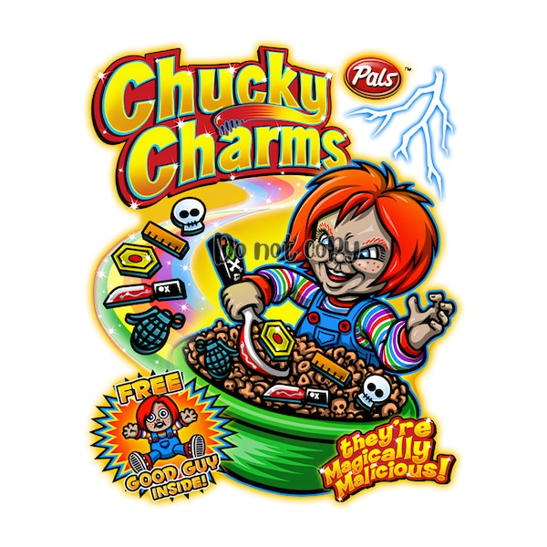 Chucky charms sublimation png digital download