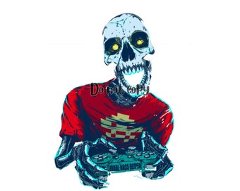 Zombie gaming sublimation png digital download