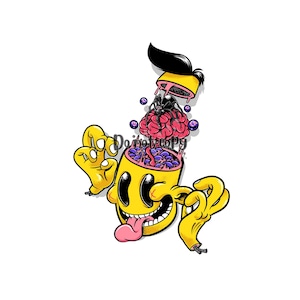 Brain buster sublimation png digital download