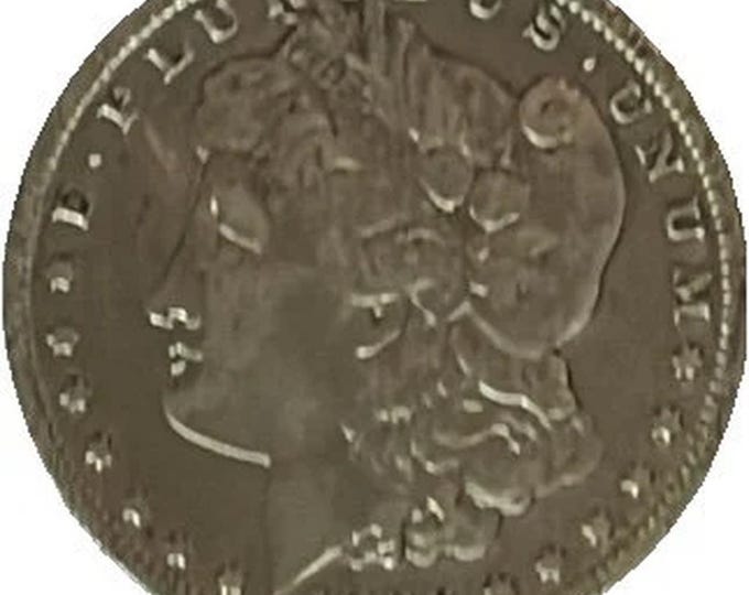 VINTAGE 1886-O Morgan Silver Dollar. New Orleans Mint. Rare One-Year Mintage. Collectible U.S. Coin.