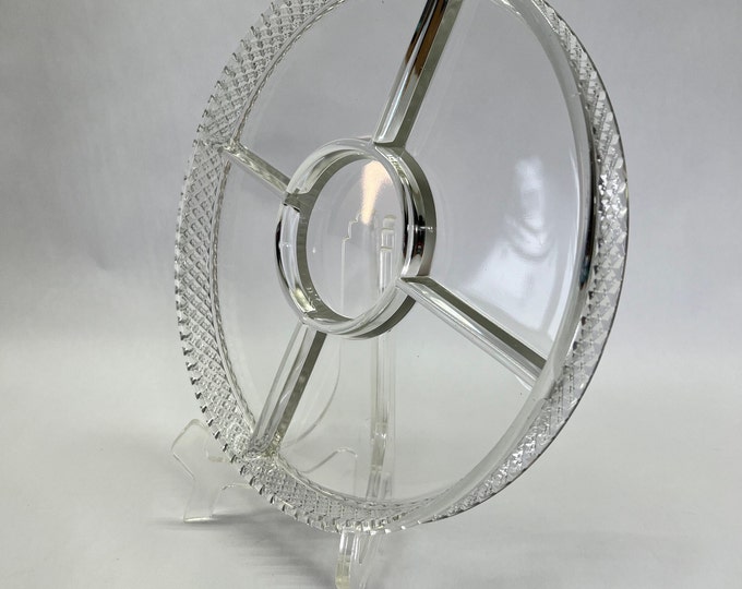 Glass Relish Tray