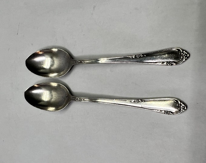 VINTAGE Reed and Barton Sterling Flatware "Dancing Flowers" Demitasse Spoon