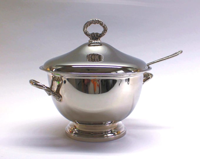 VINTAGE Ralph Lauren Silver Plated Soup Tureen