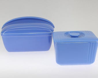 VINTAGE Art Deco 1930's Refrigerator Containers by Hall China for Westinghouse. Choose from 2.