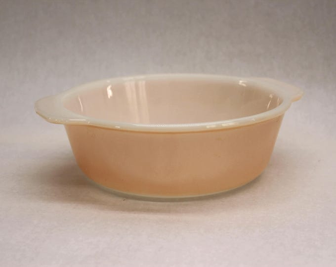 VINTAGE FireKing Lustreware Peach Baking Dish