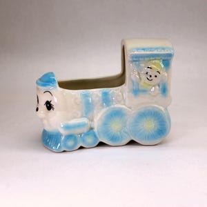 VINTAGE Ceramex Del Norte Choo Choo Planter.