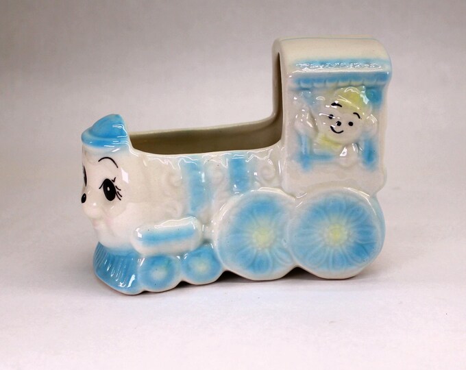 VINTAGE Ceramex Del Norte Choo Choo Planter.