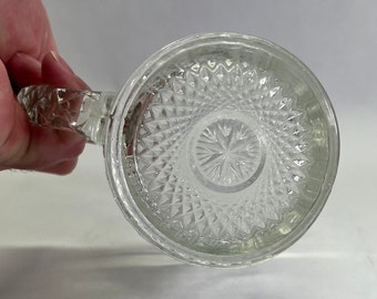 Pressed Glass Milk Pitcher