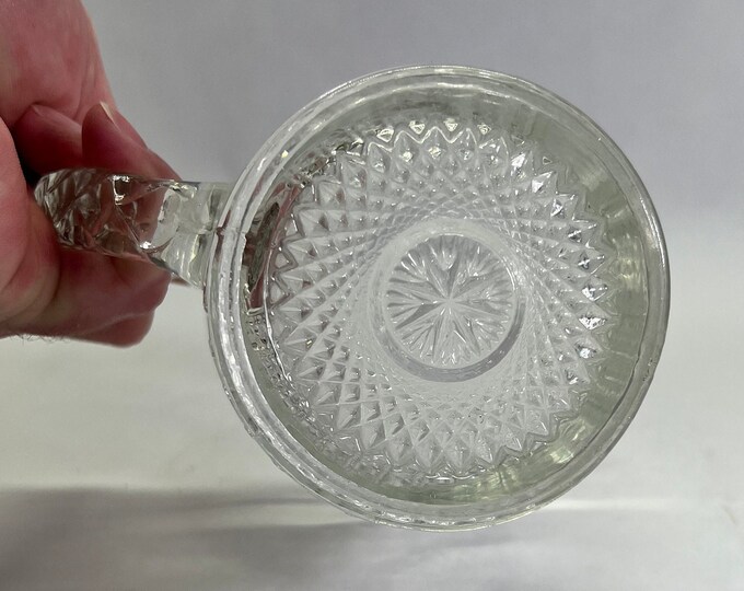 Pressed Glass Milk Pitcher