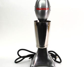 VINTAGE Hamilton Beach Drinkmaster Model 51 Malt Milkshake Mixer Restored Made in USA