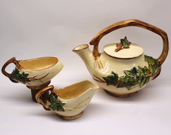 VINTAGE McCoy Ivy Leaf Tea Set