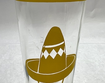 RARE Vintage Homer Laughlin Fiesta "Go-withs" Glassware. Hacienda Series. Yellow.