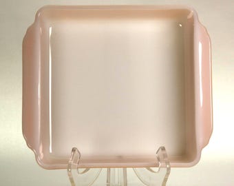 Vintage Fire-King Peach Lustre Ovenware: Mid-Century Bowl or Casserole