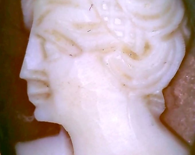 VIntage Tiny Cameo- Single Earring