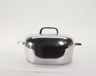 VINTAGE Wagner Ware Magnalite Roasterette 4263 – 8 Qt Oval Roaster with Lid