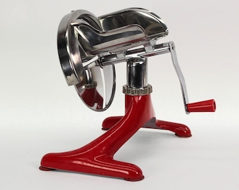 VINTAGE Salad Chef Food Slicer Shredder with Stand - Complete Discs - Meat Grinder Bonus - Mid Century Kitchen