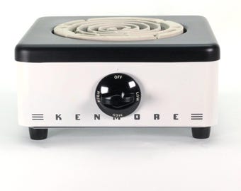 VINTAGE Kenmore Single Burner Hot Plate. Works Perfectly. Original Box Included.