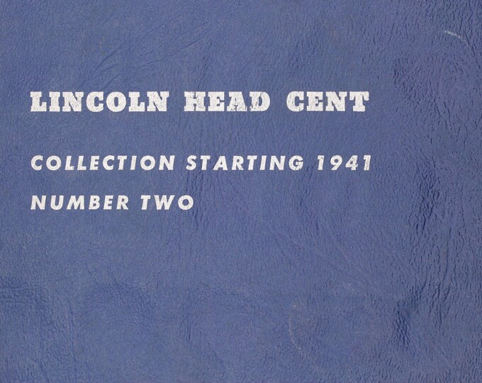 VINTAGE Lincoln Head Cent Collection 1941-1962 Whitman Folder 50+ Wheat & Memorial Pennies