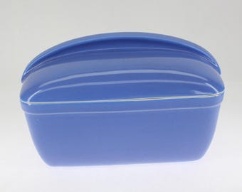 VINTAGE Art Deco 1930's Refrigerator Containers by Hall China for Westinghouse. Ribbed Lid.