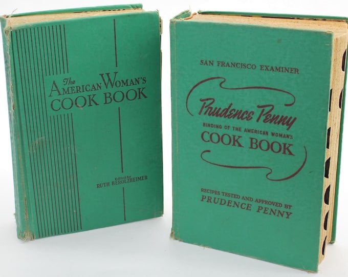 VINTAGE Cookbooks. Your Choice Prudence Penny of San Francisco or National Edition of The American Woman’s Cook Book.