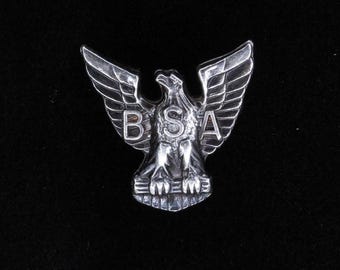 VINTAGE Eagle Scout Mothers Pin Sterling Silver BSA Eagle Brooch 1970s Scouting Collectible