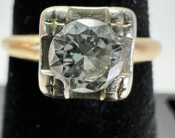 Anello di fidanzamento con diamante VINTAGE degli anni '70