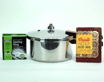 Vintage Presto Stainless Steel Pressure Cooker — Serviced & Ready to Us