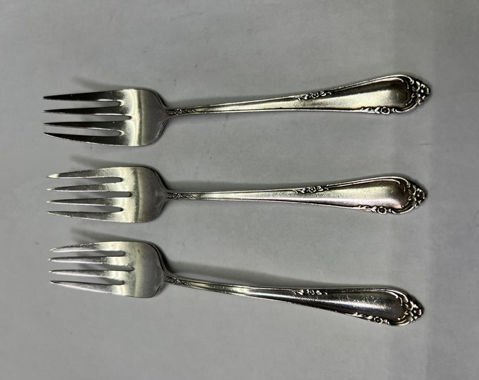 VINTAGE Reed and Barton Sterling Flatware "Dancing Flowers" Table Spoon