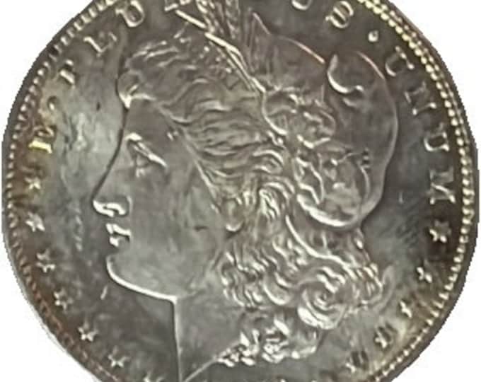 1878 Morgan Silver Dollar. Vintage. MS63 Certified. RARE.