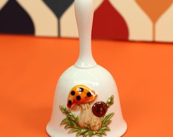 Vintage Sears Merry Mushroom Dinner Bell – Made in Japan