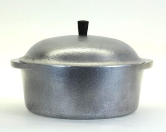 VINTAGE Club Aluminum Hammered Dutch Oven – 4.5 Quart – Hammercraft Cookware