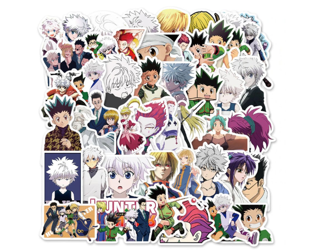 Killua Sticker Collection Japan Anime Killua Sticker Toy Luggage Laptop Skateboard iPad - Etsy