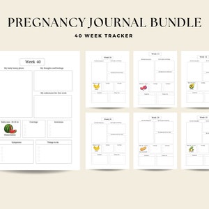 Printable Pregnancy Journal | Printable Pregnancy Planner | Pregnancy ...