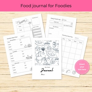 Printable Food Journal
