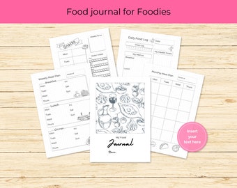 Printable Food Journal