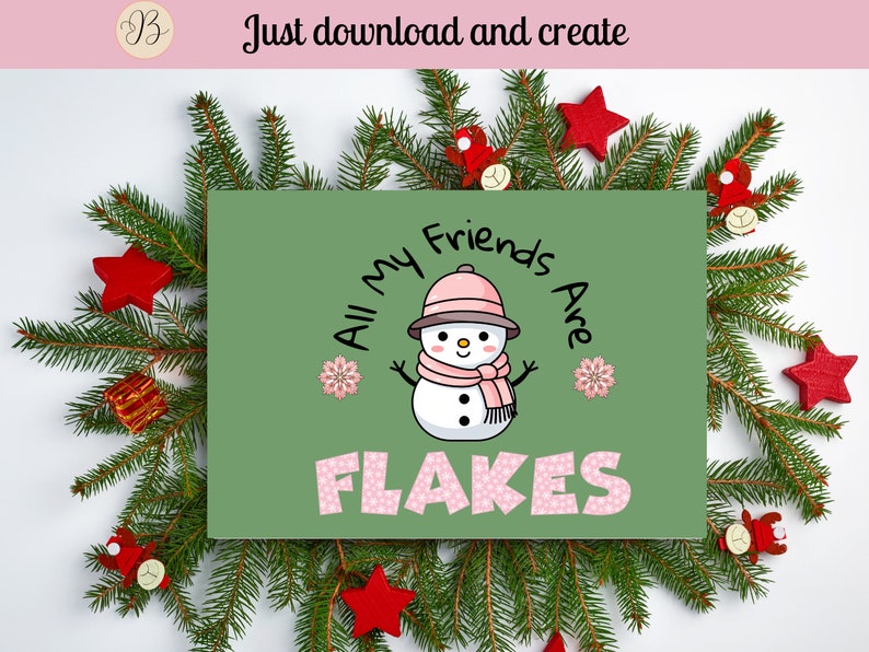 Snowflake Clipart Alphabet, Snowflake Letters PNG, Pastel Snowflake