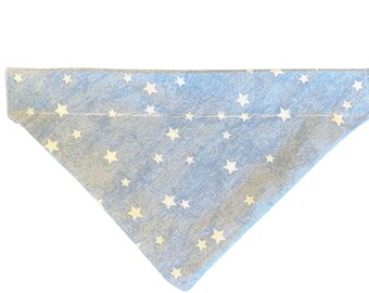 Dog bandana- "Stars"-Over-the-Collar dog bandana