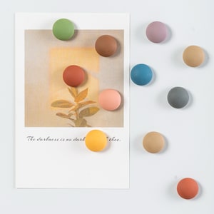 18 aimants de couleur neutre, aimants puissants, aimants mignons