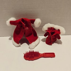 バービー ホリデー ケリー＆ステイシー お揃いのホリデー ウィンタージャケット 1999 ヘアブラシ付き