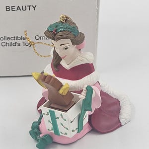 Vintage Grolier Christmas Magic Disney Beauty & Beast Belle 26231 124