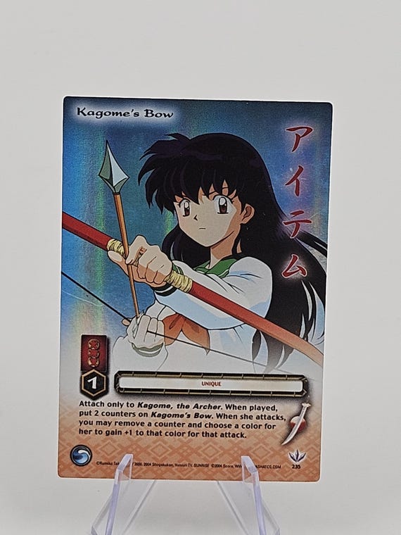 Inuyasha TCG - Kagome's Bow 235 - FOIL RARE - Score Tetsusaiga Lightly Played - Etsy Canada Inuyasha TCG - Kagome's Bow 235 - FOIL RARE - Score Tetsusaiga Lightly Played - Etsy Canada