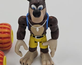 Banjo Nintendo 64 N64 Diddy Kong Racing Toy Biz Toy Race Kart Car