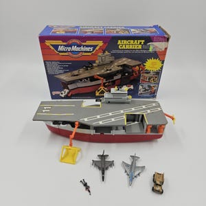 Micro Machines Aircraft Carrier Near Complete With Fighter Jets