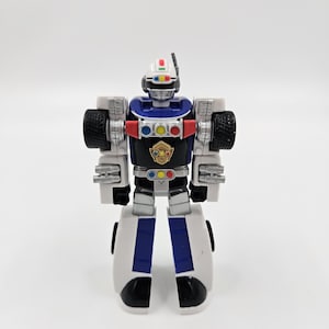 Vintage 1997 Power Rangers Turbo Robo Racer Megazord 5” Action Figure Bandai