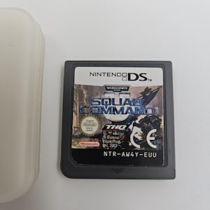 Warhammer 40,000 Command Squad Nintendo DS Cart Tylko z miękkim etui